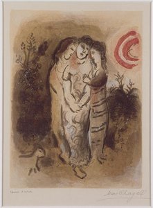 Naomi And Her Beautiful Daughters — Marc Chagall