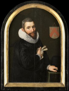 Portrait of Johan Gerritsz van Schoterbosch (c. 1564-1654), Cornelis Engelsz (attributed to), 1620