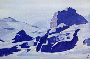 Dzong At Evening — Nicholas Roerich