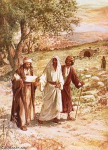 Jesus Appearing To Two Disciples On The Road To Emmaus — William Brassey Hole