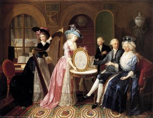Portrait Of The Villers Family — Jan Bernard Duvivier