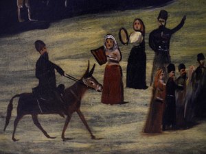 Party By The River Tskheniszkali (fragment) — Niko Pirosmani