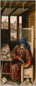 The Mérode Altarpiece - Joseph As A Medieval Carpenter — Robert Campin (master Of Flemalle)