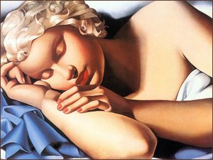 Sleeping Woman — Tamara De Lempicka