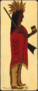 Indian Tobacco Shop Sign [reverse, Indian Facing Right] — Winslow Homer, Contemporary Realism