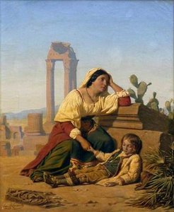 Grief — Charles Emile Hippolyte Lecomte Vernet