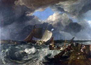 Calais Pier — Joseph Mallord William Turner, Romantic Landscape