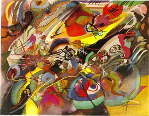 Study For ''composition Vii'' — Wassily Wassilyevich Kandinsky, Abstract Expressionism