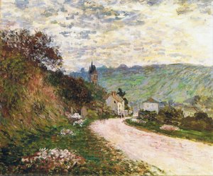 The Route A Vetheuil — Claude Monet, Impressionism