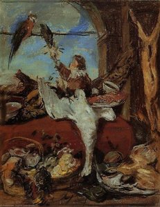 Interior Of A Pantry (after Frans Snyders) — Eugène Louis Boudin