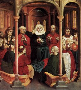 Pentecost — Hans Multscher, German Realism