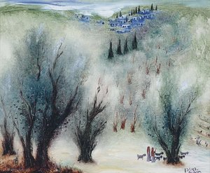 Galilean Landscape — Reuven Rubin
