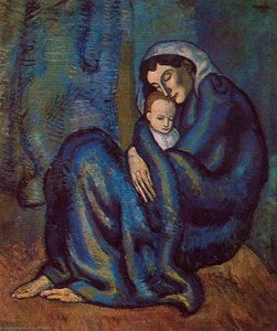 Woman Embraceing A Boy — Pablo Picasso