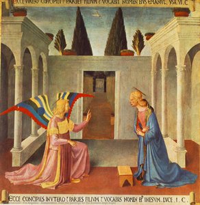 Annunciation — Fra Angelico, Early Renaissance