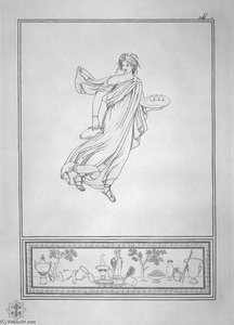 Bacchante Carrying A Jar Of Fruit — Giovanni Battista Piranesi, Neoclassicism