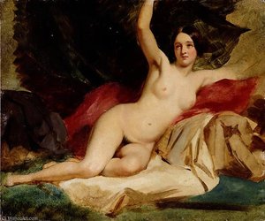 Female Nude In A Landscape — William Etty