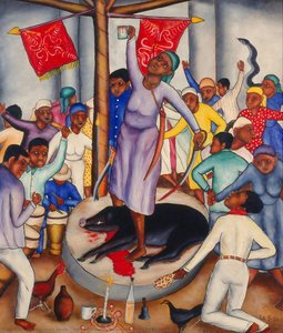 Petwo Ceremony Commemorating Bwa Kayiman — Castera Bazile