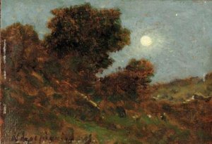The Moon — Henri-joseph Harpignies