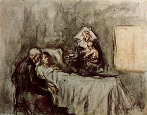 Sketch For ''science And Charity'' — Pablo Picasso
