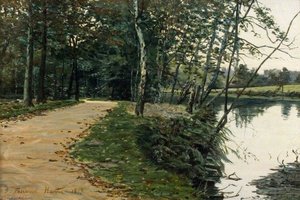 Woodland Path by Water