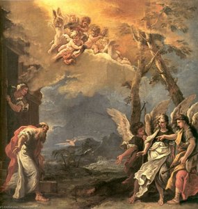 Abraham And Angels — Sebastiano Ricci