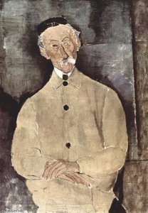 Portrait Of Monsieur Lepoutre — Amedeo Clemente Modigliani