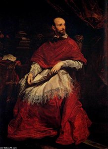 Portrait Of Cardinal Guido Bentivoglio — Sir Anthony Van Dyck