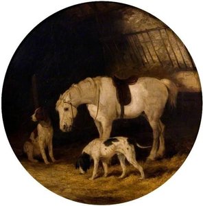 Pony And Dogs — William Shayer Senior