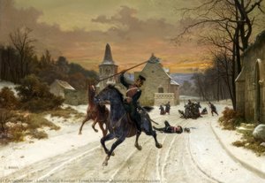 French Ambush Against German Hussars