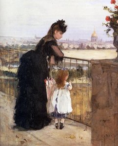 Woman And Child On A Balcony — Berthe Morisot