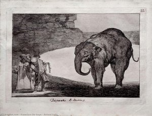 Animal Folly — Francisco José De Goya Y Lucientes, Romantic Expressionism