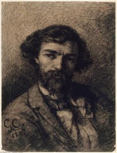 Portrait Of Alphonse Promayet — Gustave Courbet