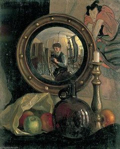 Still Life With Self Portrait — Mark Gertler