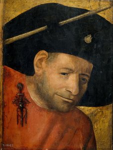 Head Of A Halberdier — Hieronymus Bosch