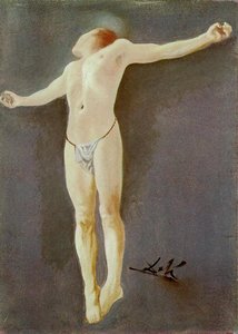 Crucifixion, 1954 — Salvador Dalí, Surrealist Movement