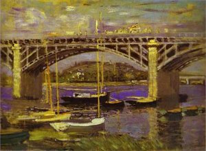 The Bridge At Argenteuil_1 — Claude Monet, Impressionism