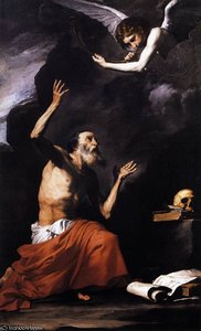 St Jerome And The Angel — Jusepe De Ribera