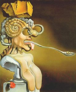 Portrait Of Picasso, 1947 — Salvador Dalí, Surrealism