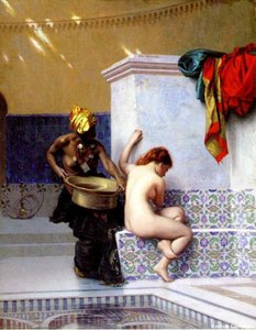 Bain Turc Ou Bain Maure (deux Femmes) — Jean-léon Gérôme