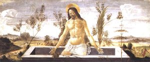 Christ In The Sepulchre — Sandro Botticelli
