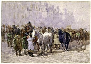 The Birmingham Horse Fair — David Cox