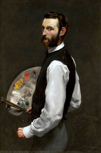 Self Portrait With Palette — Frédéric Bazille