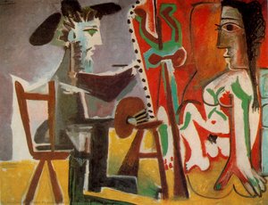 The Painter And His Model 4 — Pablo Picasso