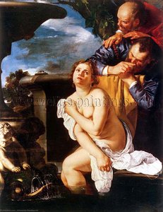 Artemisa Susanna Ei Vecchioni — Artemisia Gentileschi, Baroque Art