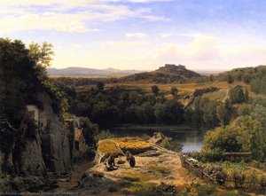 Landscape In The Harz Mountains — Thomas Worthington Whittredge, Hudson River School