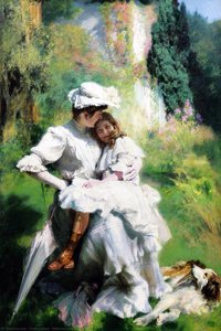 Maternal Tenderness — Émile Friant