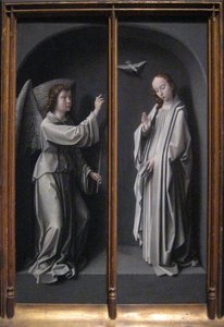 Archangel Gabriel And Virgin Annunciate — Gerard David