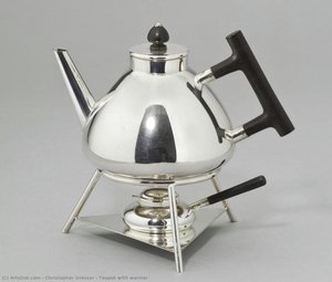 Teapot With Warmer — Christopher Dresser