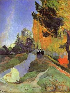 The Alyscamps — Eugène Henri Paul Gauguin, Post-impressionism