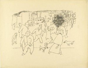 Street In The City — George Grosz